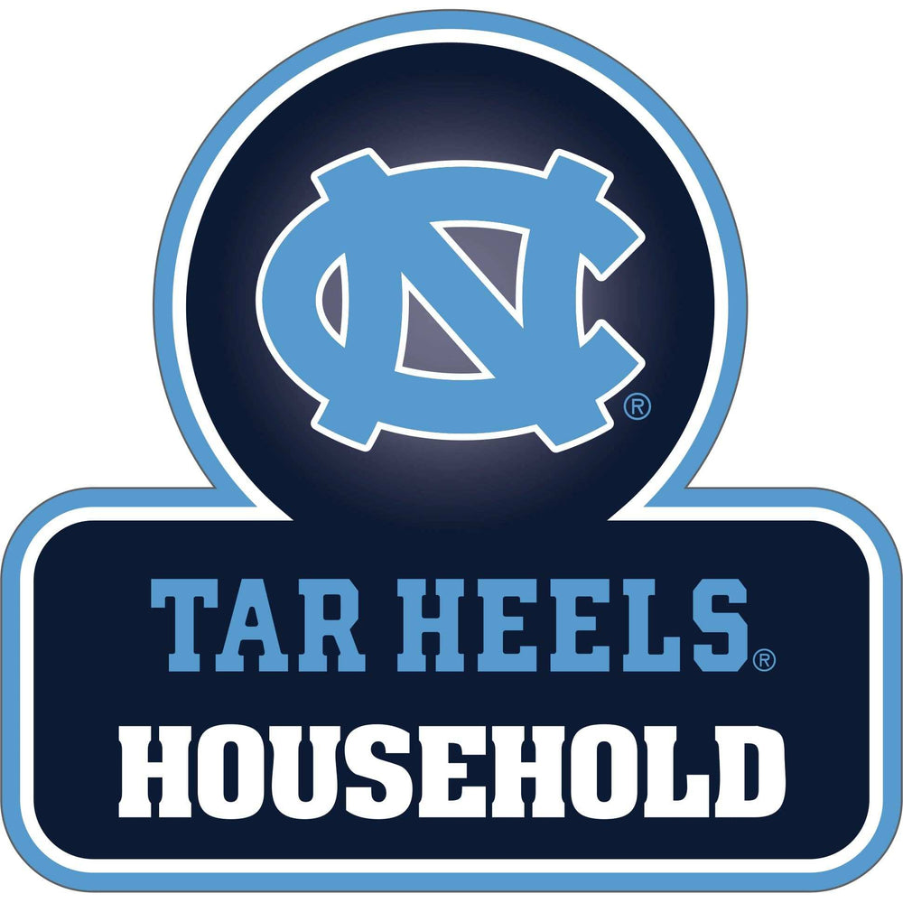 N. Carolina Tar Heels Household Auto Decal - N. Carolina Tar Heels - Flyclothing LLC