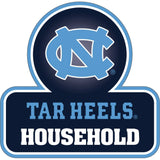 N. Carolina Tar Heels Household Auto Decal - N. Carolina Tar Heels - Flyclothing LLC