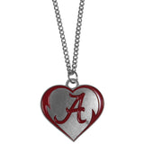 Alabama Crimson Tide Heart Necklace - Alabama Crimson Tide - Flyclothing LLC