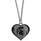 Michigan St. Spartans Heart Necklace - Michigan St. Spartans - Flyclothing LLC