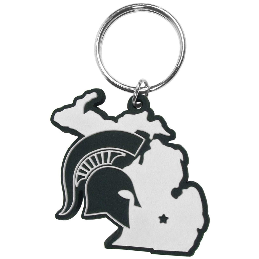 Michigan St. Spartans Home State Flexi Key Chain - Michigan St. Spartans - Flyclothing LLC
