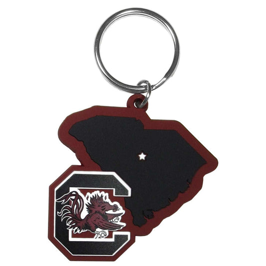 S. Carolina Gamecocks Home State Flexi Key Chain - S. Carolina Gamecocks - Flyclothing LLC