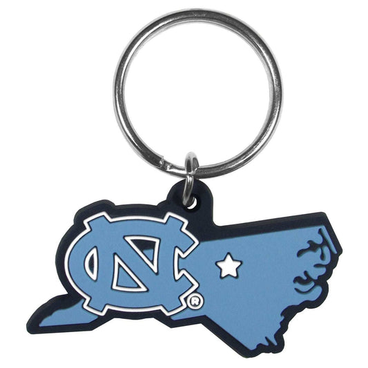 N. Carolina Tar Heels Home State Flexi Key Chain - N. Carolina Tar Heels - Flyclothing LLC