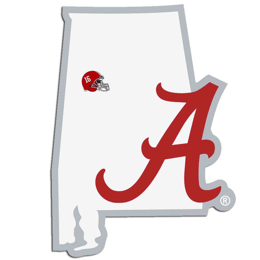 Alabama Crimson Tide Home State Decal - Alabama Crimson Tide - Flyclothing LLC