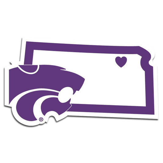 Kansas St. Wildcats Home State Decal - Kansas St. Wildcats - Flyclothing LLC