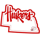 Nebraska Cornhuskers Home State Decal - Nebraska Cornhuskers - Flyclothing LLC