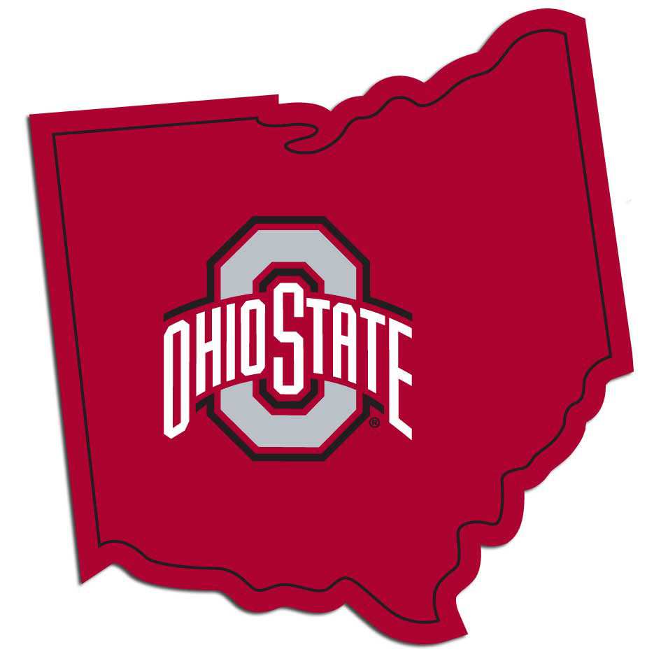 Ohio St. Buckeyes Home State Decal - Ohio State Buckeyes - Flyclothing LLC