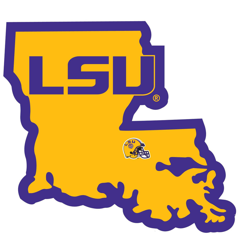 LSU Tigers Home State Decal - LSU Tigers - Flyclothing LLC