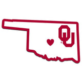 Oklahoma Sooners Home State Decal - Oklahoma Sooners - Flyclothing LLC