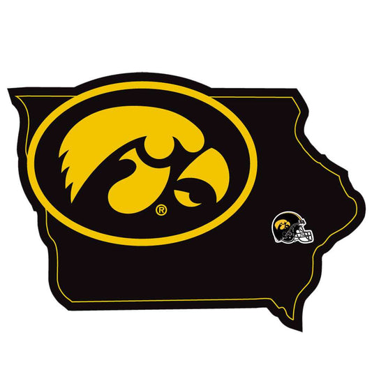 Iowa Hawkeyes Home State Decal - Iowa Hawkeyes - Flyclothing LLC