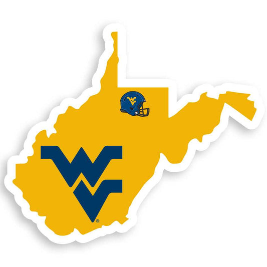 W. Virginia Mountaineers Home State Decal - W. Virginia Mountaineers - Flyclothing LLC