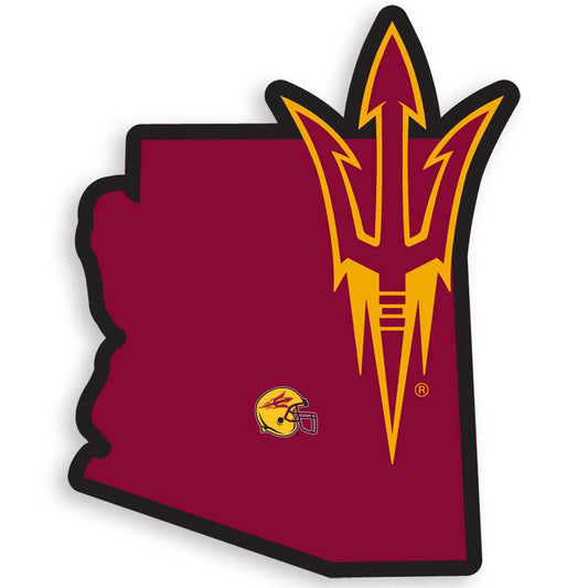 Arizona St. Sun Devils Home State Decal - Arizona St. Sun Devils - Flyclothing LLC