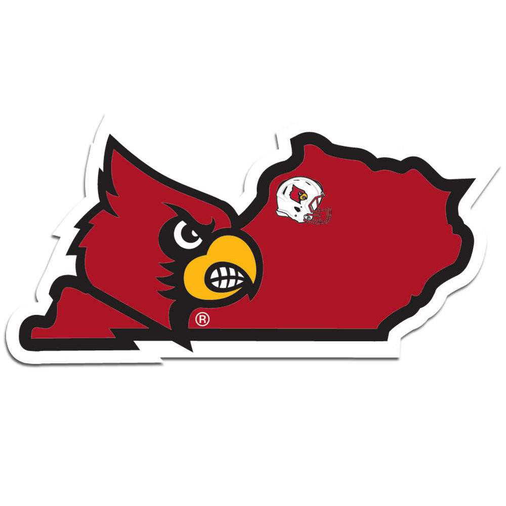 Louisville Cardinals Home State Decal - Louisville Cardinals - Flyclothing LLC