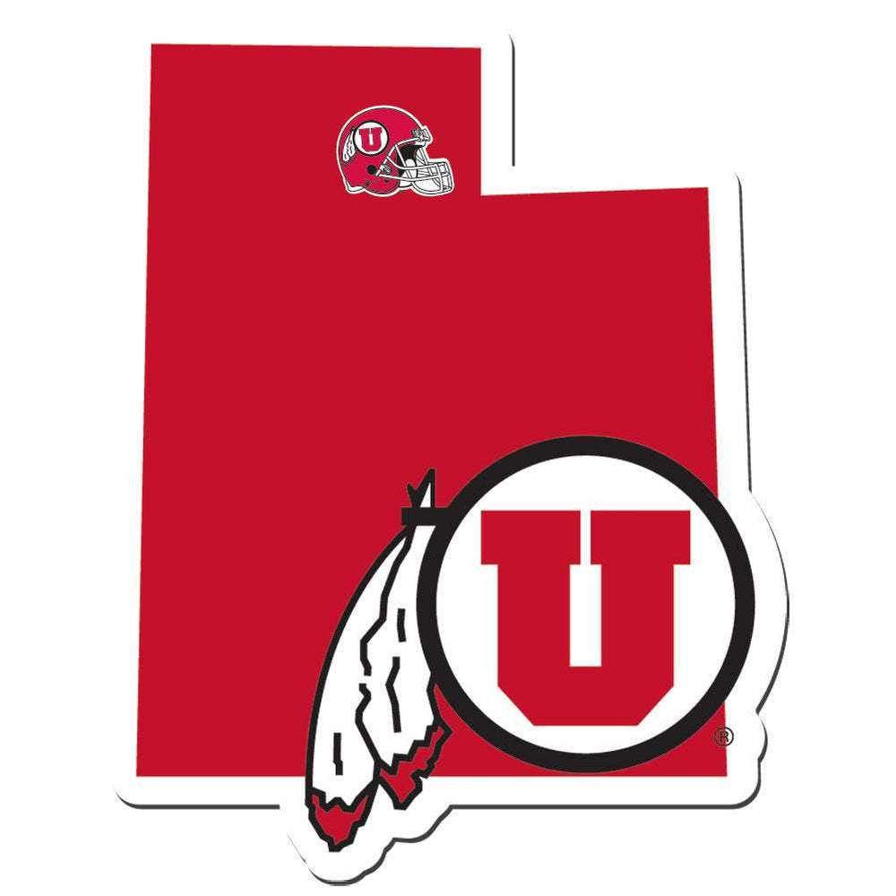 Utah Utes Home State Decal - Utah Utes - Flyclothing LLC