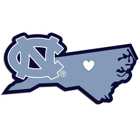 N. Carolina Tar Heels Home State Decal - N. Carolina Tar Heels - Flyclothing LLC