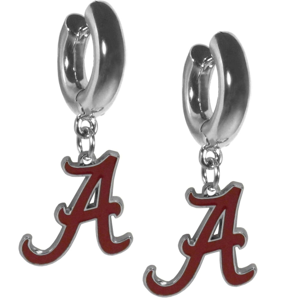 Alabama Crimson Tide Huggie Hoop Earrings - Alabama Crimson Tide - Flyclothing LLC