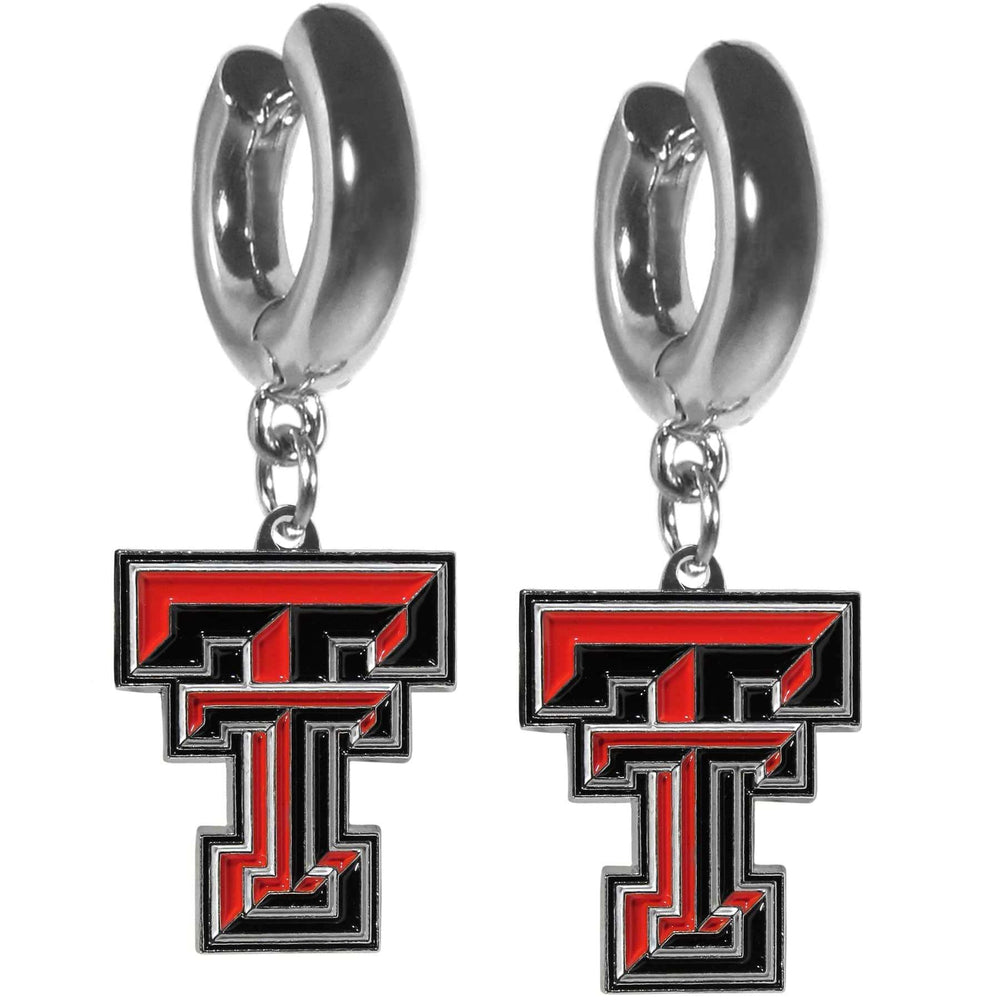 Texas Tech Raiders Huggie Hoop Earrings - Texas Tech Raiders - Flyclothing LLC