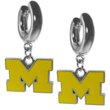 Michigan Wolverines Huggie Hoop Earrings - Michigan Wolverines - Flyclothing LLC