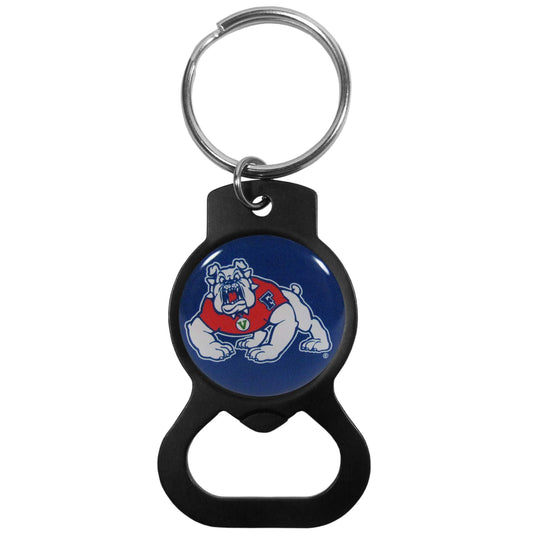 Fresno St. Bulldogs Bottle Opener Key Chain Black - Fresno St. Bulldogs - Flyclothing LLC
