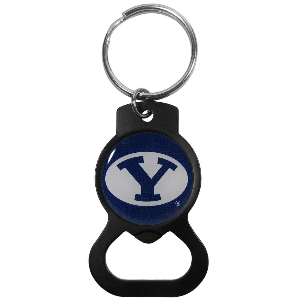 BYU Cougars Bottle Opener Key Chain Black - BYU Cougars - Flyclothing LLC