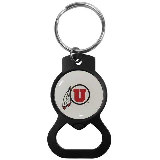 Utah Utes Bottle Opener Key Chain Black - Utah Utes - Flyclothing LLC