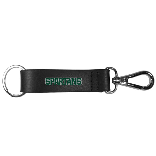 Michigan St. Spartans Black Strap Key Chain - Michigan St. Spartans - Flyclothing LLC