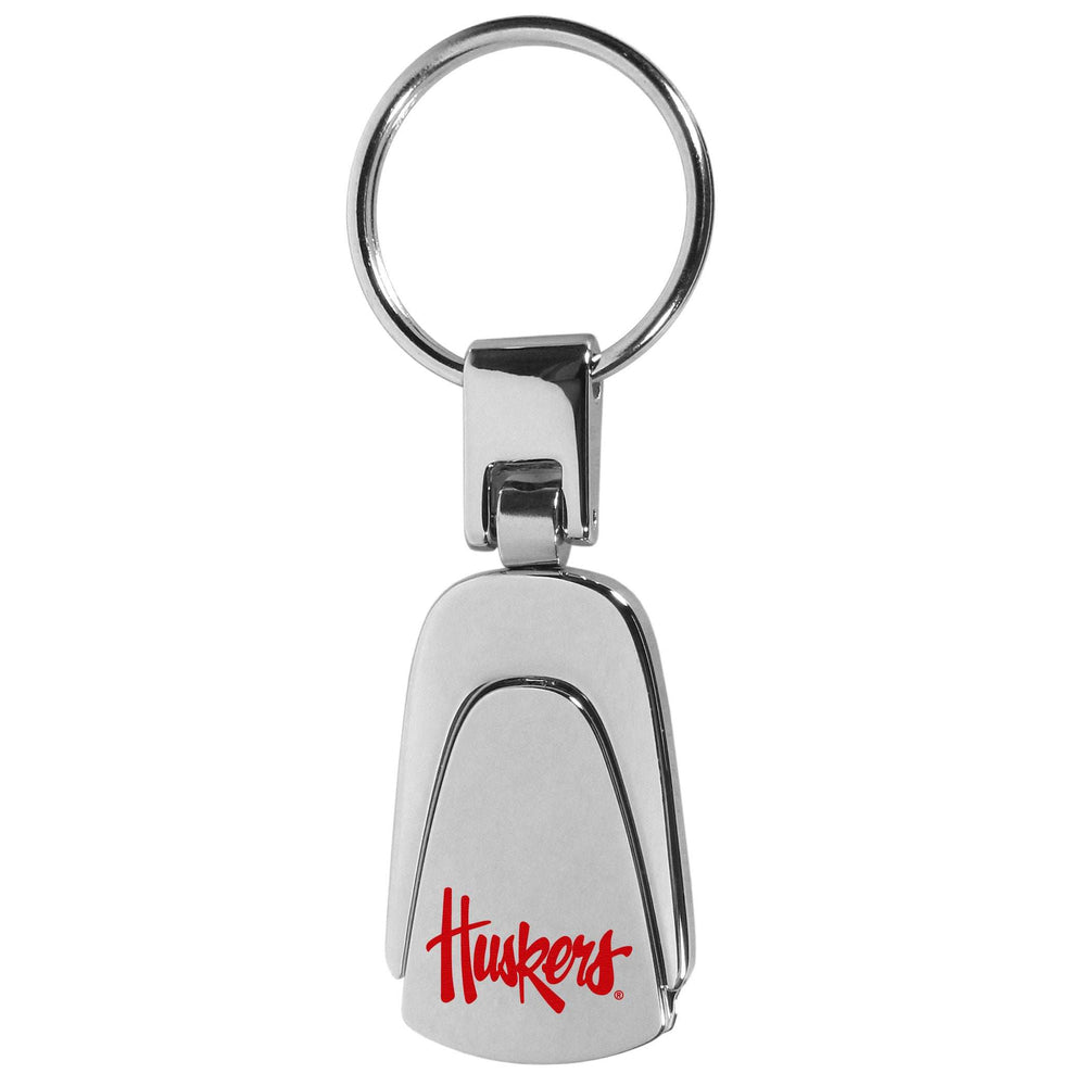 Nebraska Cornhuskers Steel Teardop Key Chain - Nebraska Cornhuskers - Flyclothing LLC