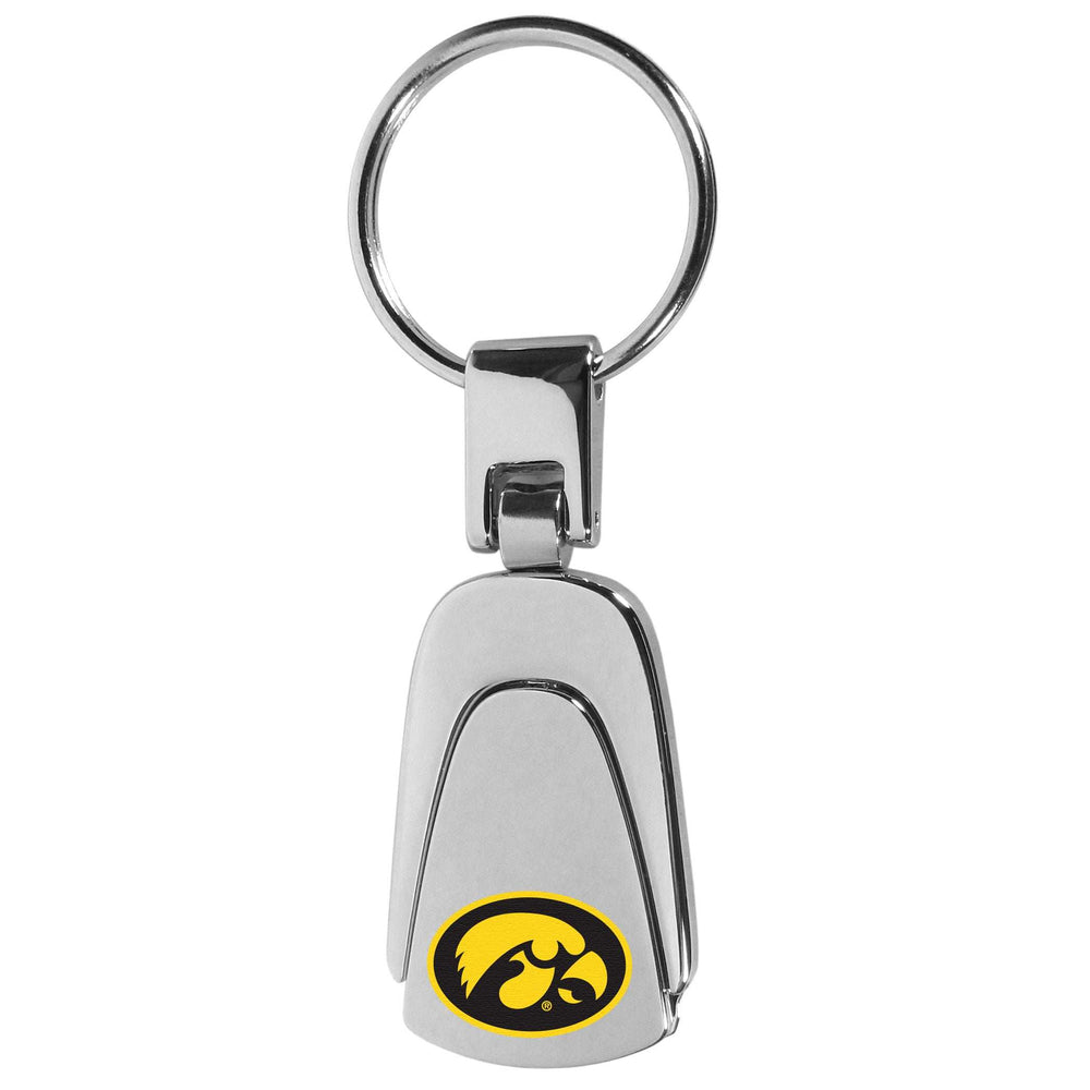 Iowa Hawkeyes Steel Teardop Key Chain - Iowa Hawkeyes - Flyclothing LLC