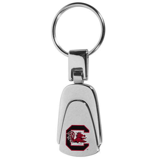 S. Carolina Gamecocks Steel Teardop Key Chain - S. Carolina Gamecocks - Flyclothing LLC