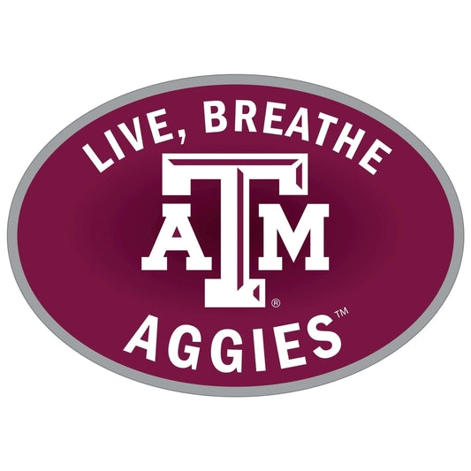 Texas A & M Aggies Live-Breath Auto Decal - Texas A & M Aggies - Flyclothing LLC