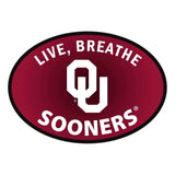 Oklahoma Sooners Live-Breath Auto Decal - Oklahoma Sooners - Flyclothing LLC