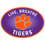 Clemson Tigers Live-Breath Auto Decal - Clemson Tigers - Flyclothing LLC