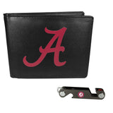 Alabama Crimson Tide Leather Bi-fold Wallet & Key Organizer - Alabama Crimson Tide - Flyclothing LLC