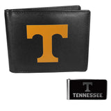 Tennessee Volunteers Leather Bi-fold Wallet & Black Money Clip - Tennessee Volunteers - Flyclothing LLC