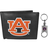 Auburn Tigers Leather Bi-fold Wallet & Valet Key Chain - Auburn Tigers - Flyclothing LLC