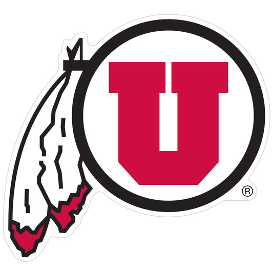 Utah Utes 8 inch Auto Decal - Utah Utes - Flyclothing LLC