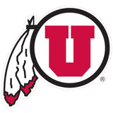 Utah Utes 8 inch Auto Decal - Utah Utes - Flyclothing LLC