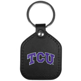 TCU Horned Frogs Leather Square Key Chains - Siskiyou Buckle - Flyclothing LLC
