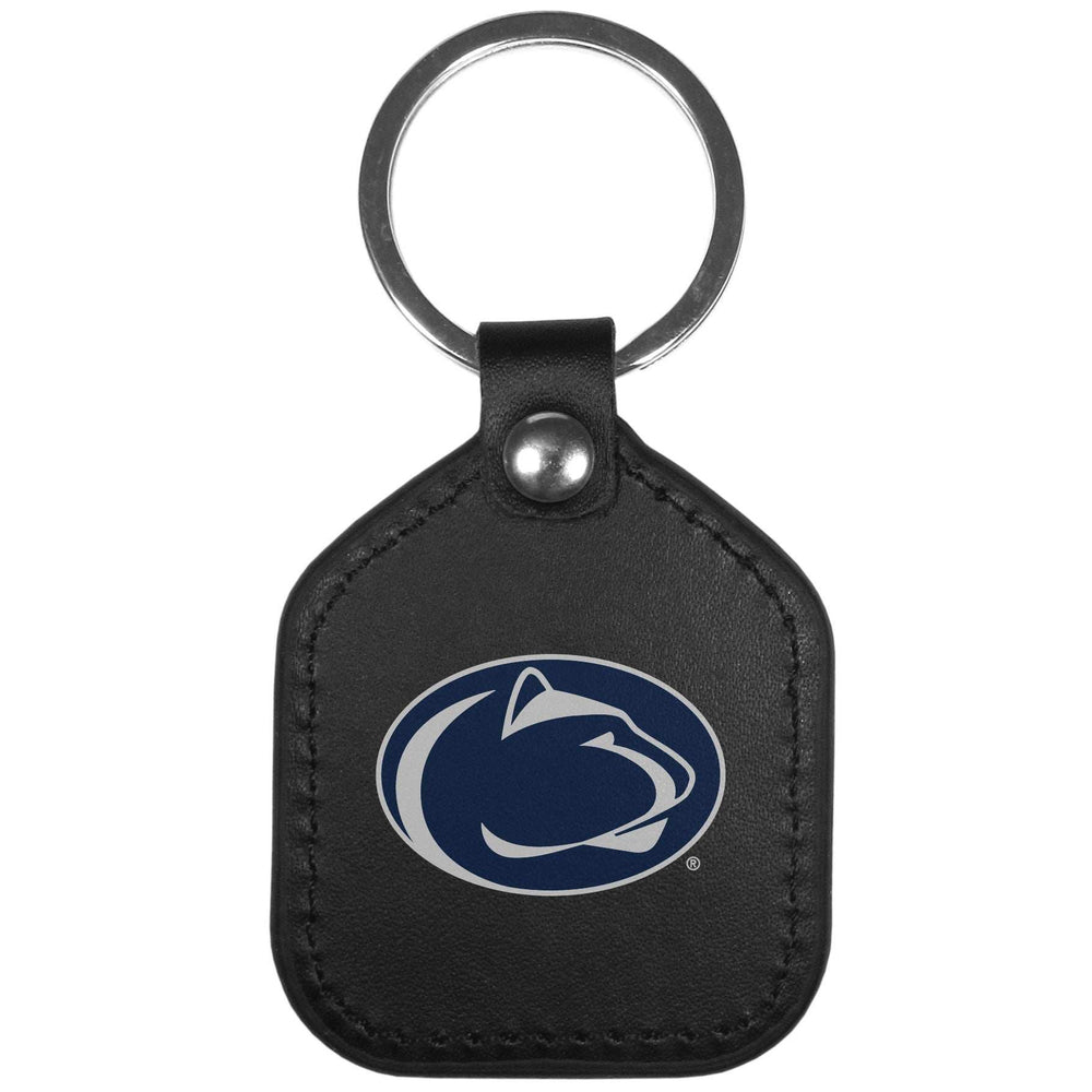Penn St. Nittany Lions Leather Square Key Chains - Penn St. Nittany Lions - Flyclothing LLC