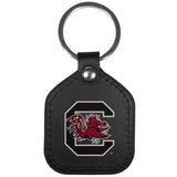 S. Carolina Gamecocks Leather Square Key Chains - S. Carolina Gamecocks - Flyclothing LLC