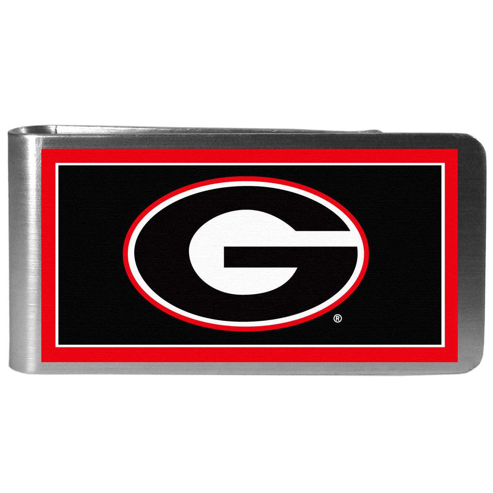 Georgia Bulldogs Steel Logo Money Clips - Georgia Bulldogs - Flyclothing LLC