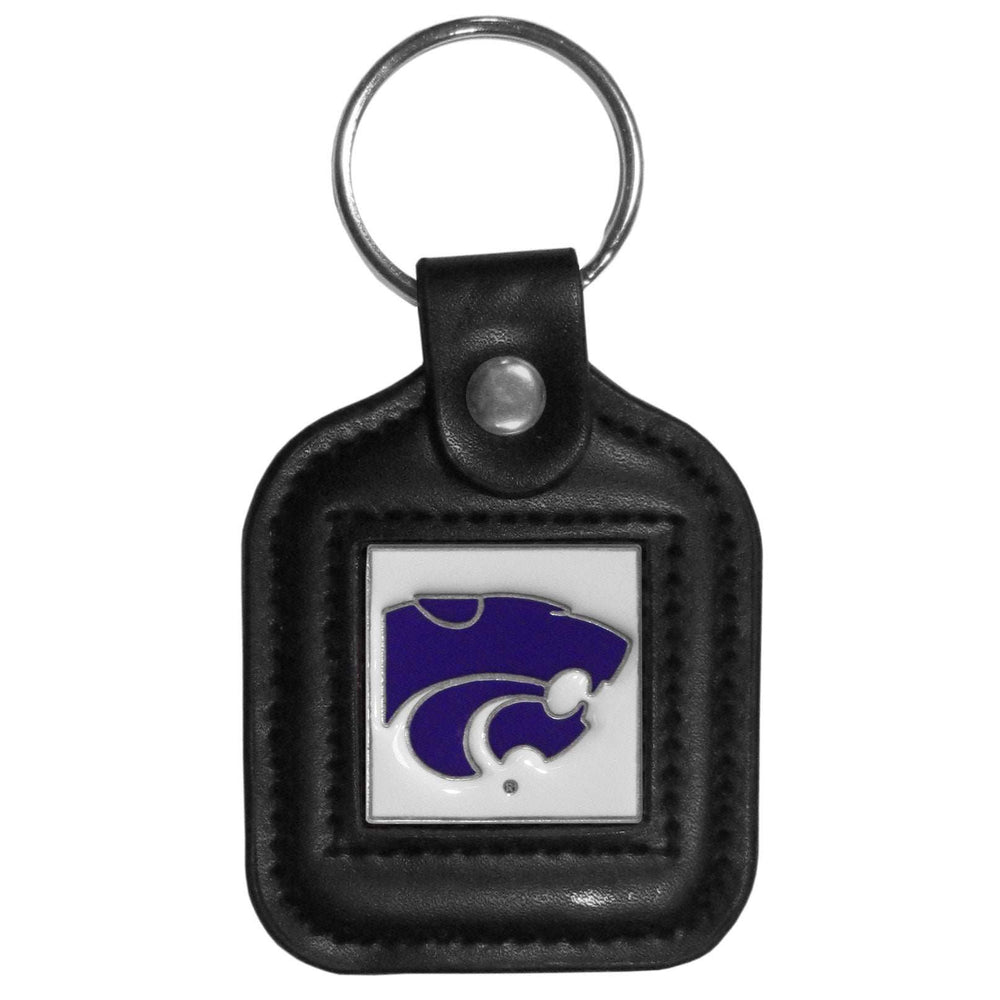 Kansas St. Wildcats Square Leatherette Key Chain - Kansas St. Wildcats - Flyclothing LLC