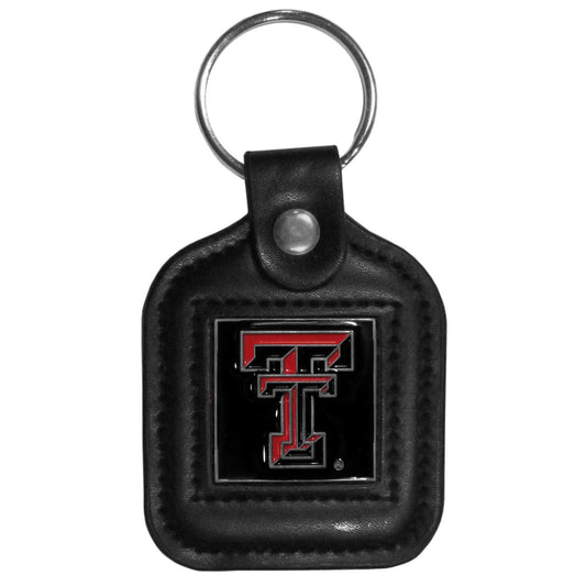 Texas Tech Raiders Square Leatherette Key Chain - Texas Tech Raiders - Flyclothing LLC