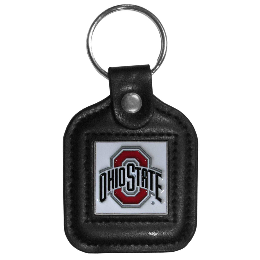 Ohio St. Buckeyes Square Leatherette Key Chain - Ohio State Buckeyes - Flyclothing LLC