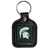 Michigan St. Spartans Square Leatherette Key Chain - Michigan St. Spartans - Flyclothing LLC