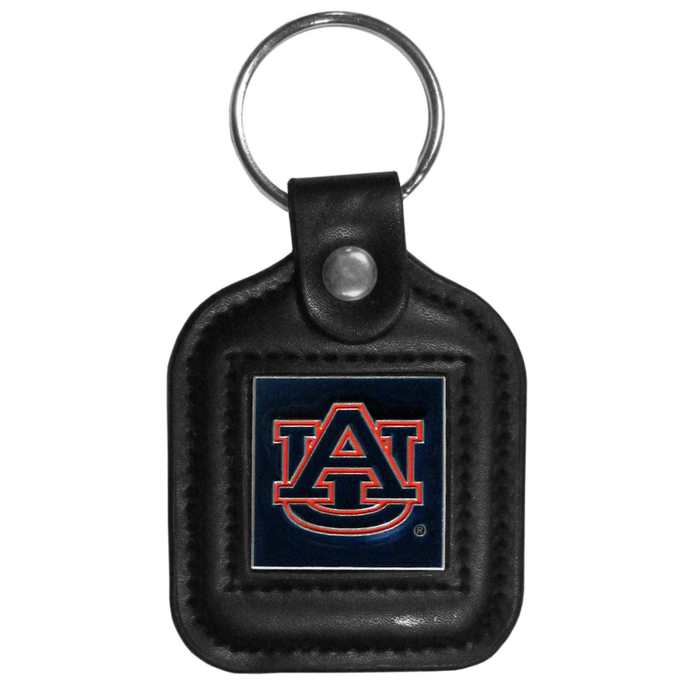 Auburn Tigers Square Leatherette Key Chain - Auburn Tigers - Flyclothing LLC