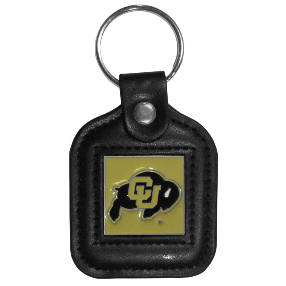 Colorado Buffaloes Square Leatherette Key Chain - Colorado Buffaloes - Flyclothing LLC