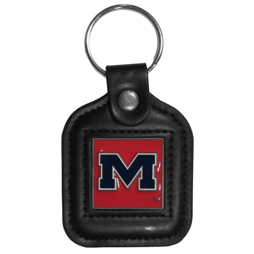 Mississippi Rebels Square Leatherette Key Chain - Mississippi Rebels - Flyclothing LLC