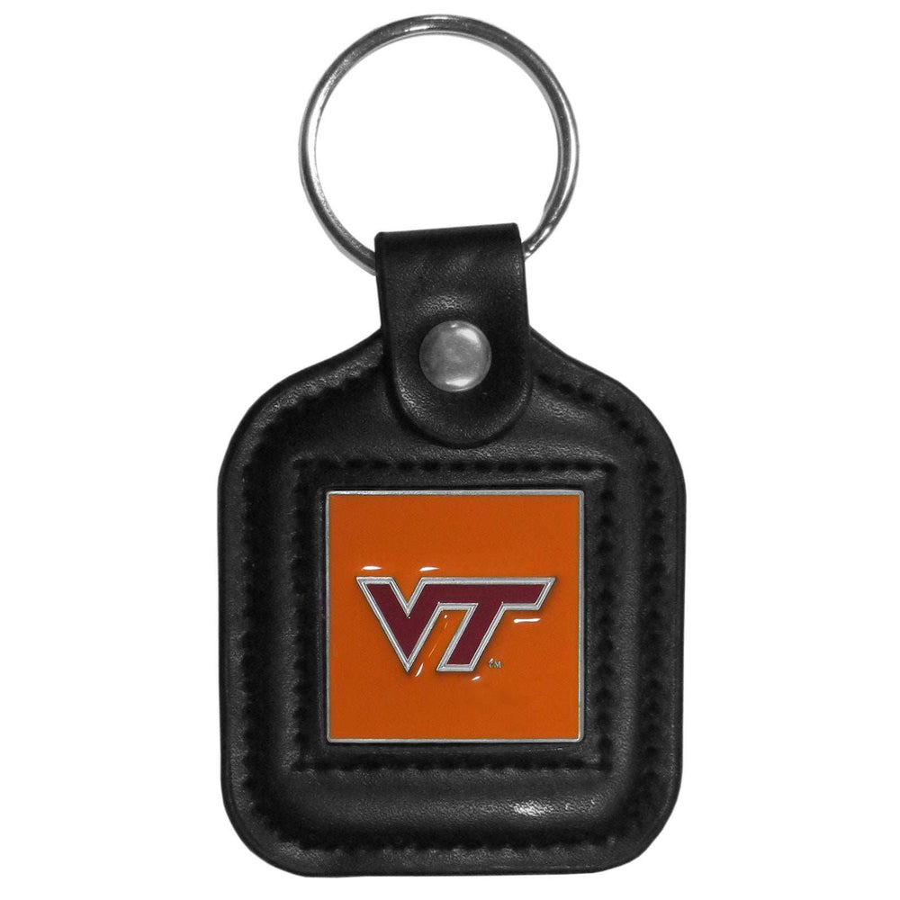 Virginia Tech Hokies Square Leatherette Key Chain - Virginia Tech Hokies - Flyclothing LLC