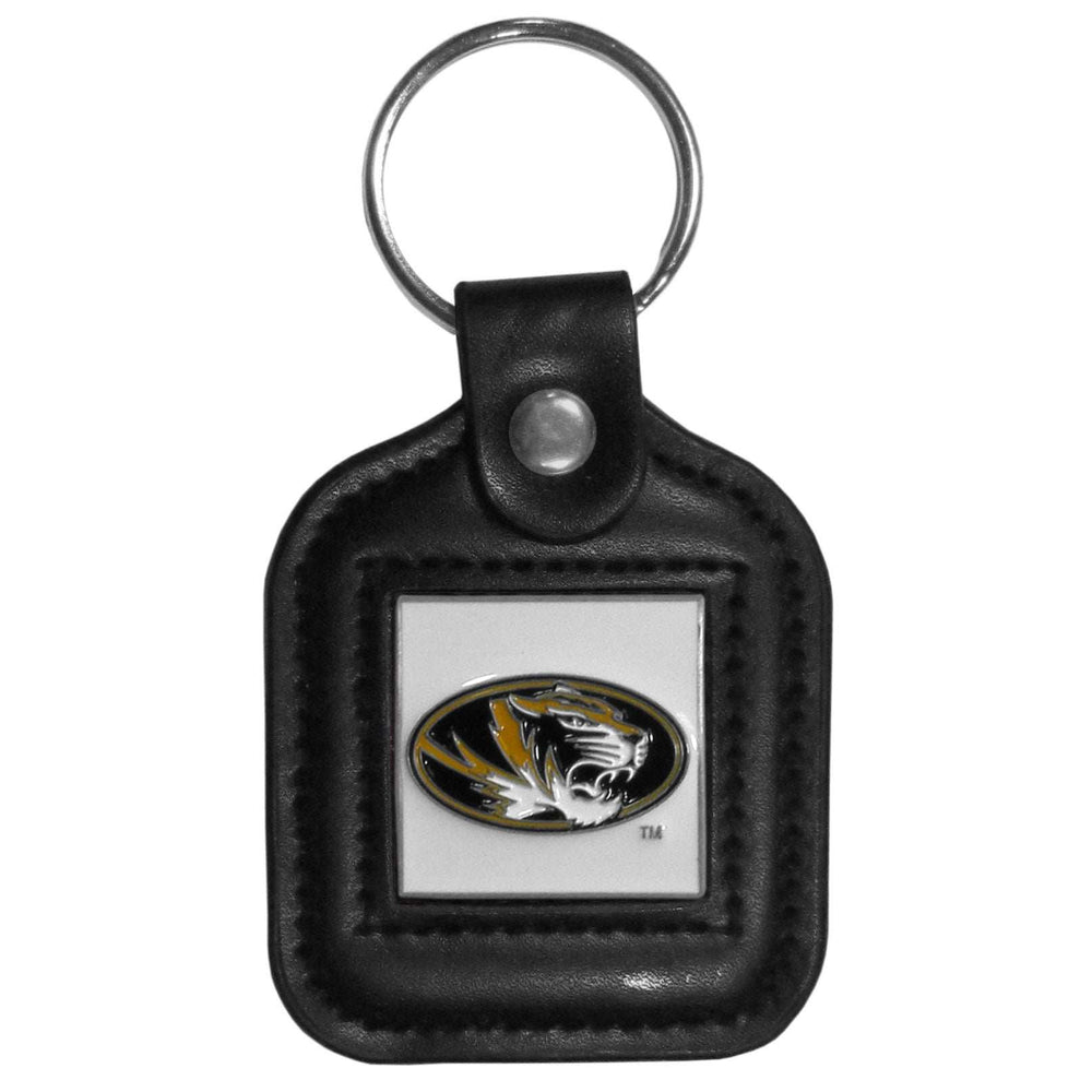 Missouri Tigers Square Leatherette Key Chain - Missouri Tigers - Flyclothing LLC